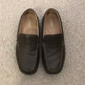 Brown loafers boys SZ 6